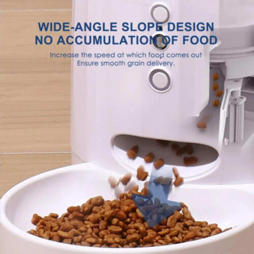 Automatic Music Cat Feeder for small animal Food Wi-Fi Enabled Smart Pet Feeder
